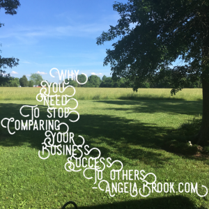 Stop comparing your business to others