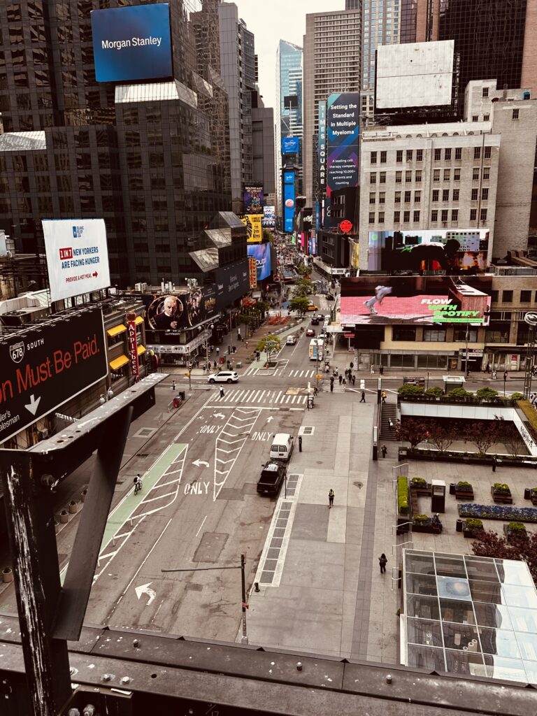 New York trip cost breakdown for four nights at the Sheraton Times Square